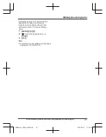 Предварительный просмотр 27 страницы Panasonic KX-TGD663 Operating Instructions Manual