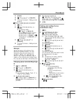 Предварительный просмотр 31 страницы Panasonic KX-TGD663 Operating Instructions Manual