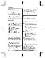 Предварительный просмотр 32 страницы Panasonic KX-TGD663 Operating Instructions Manual