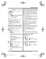 Предварительный просмотр 47 страницы Panasonic KX-TGD663 Operating Instructions Manual