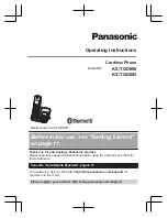 Preview for 1 page of Panasonic KX-TGD890 Operating Instructions Manual