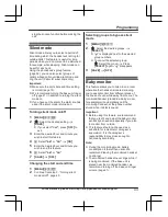 Preview for 43 page of Panasonic KX-TGD890 Operating Instructions Manual