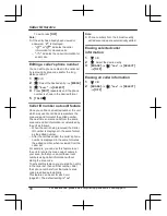 Preview for 48 page of Panasonic KX-TGD890 Operating Instructions Manual