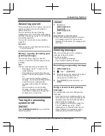 Preview for 49 page of Panasonic KX-TGD890 Operating Instructions Manual