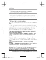 Preview for 6 page of Panasonic KX-TGDA20 Installation Manual