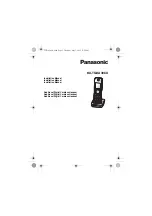 Preview for 1 page of Panasonic KX-TGDA30 Instruction Manual