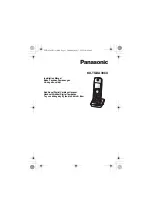 Preview for 1 page of Panasonic KX-TGDA30CX Installation Manual