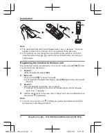 Preview for 4 page of Panasonic KX-TGDA30E Installation Manual