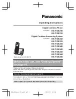 Panasonic KX-TGE210 Operating Instructions Manual предпросмотр