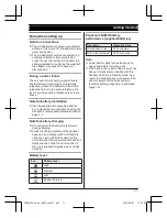 Предварительный просмотр 11 страницы Panasonic KX-TGE210FX Operating Instructions Manual