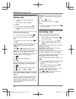 Предварительный просмотр 16 страницы Panasonic KX-TGE210FX Operating Instructions Manual