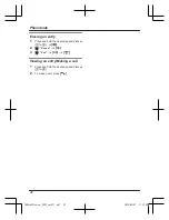 Предварительный просмотр 22 страницы Panasonic KX-TGE210FX Operating Instructions Manual