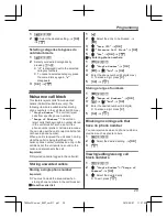 Предварительный просмотр 29 страницы Panasonic KX-TGE210FX Operating Instructions Manual