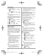 Предварительный просмотр 30 страницы Panasonic KX-TGE210FX Operating Instructions Manual