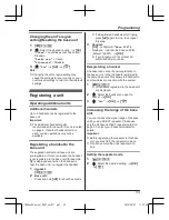 Предварительный просмотр 33 страницы Panasonic KX-TGE210FX Operating Instructions Manual