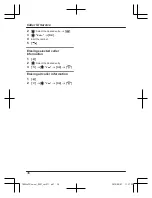 Предварительный просмотр 36 страницы Panasonic KX-TGE210FX Operating Instructions Manual