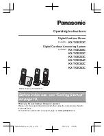 Preview for 1 page of Panasonic KX-TGE213C Operating Instructions Manual