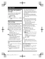 Preview for 14 page of Panasonic KX-TGE220AZ Operating Instructions Manual