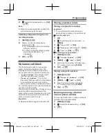 Preview for 31 page of Panasonic KX-TGE220AZ Operating Instructions Manual