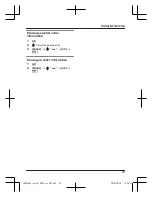 Preview for 39 page of Panasonic KX-TGE220AZ Operating Instructions Manual