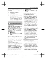 Preview for 45 page of Panasonic KX-TGE220AZ Operating Instructions Manual