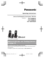 Panasonic KX-TGE262C Operating Instructions Manual предпросмотр