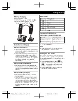 Предварительный просмотр 11 страницы Panasonic KX-TGE262C Operating Instructions Manual