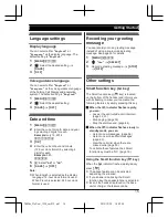 Предварительный просмотр 15 страницы Panasonic KX-TGE262C Operating Instructions Manual