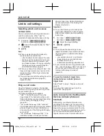 Предварительный просмотр 18 страницы Panasonic KX-TGE262C Operating Instructions Manual