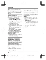 Предварительный просмотр 20 страницы Panasonic KX-TGE262C Operating Instructions Manual