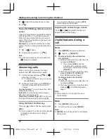 Предварительный просмотр 22 страницы Panasonic KX-TGE262C Operating Instructions Manual