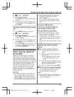 Предварительный просмотр 25 страницы Panasonic KX-TGE262C Operating Instructions Manual