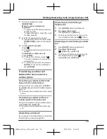 Предварительный просмотр 29 страницы Panasonic KX-TGE262C Operating Instructions Manual