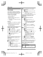 Предварительный просмотр 32 страницы Panasonic KX-TGE262C Operating Instructions Manual