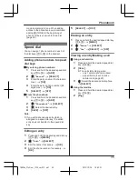 Предварительный просмотр 35 страницы Panasonic KX-TGE262C Operating Instructions Manual