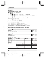 Предварительный просмотр 36 страницы Panasonic KX-TGE262C Operating Instructions Manual