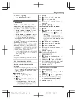 Предварительный просмотр 45 страницы Panasonic KX-TGE262C Operating Instructions Manual