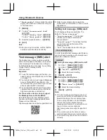 Предварительный просмотр 52 страницы Panasonic KX-TGE262C Operating Instructions Manual