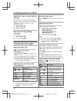 Предварительный просмотр 56 страницы Panasonic KX-TGE262C Operating Instructions Manual