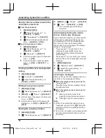 Предварительный просмотр 58 страницы Panasonic KX-TGE262C Operating Instructions Manual