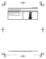 Предварительный просмотр 5 страницы Panasonic KX-TGE432 Operating Instructions Manual