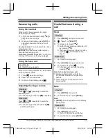 Предварительный просмотр 17 страницы Panasonic KX-TGE432 Operating Instructions Manual