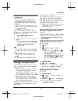 Предварительный просмотр 23 страницы Panasonic KX-TGE432 Operating Instructions Manual