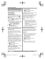 Предварительный просмотр 46 страницы Panasonic KX-TGE432 Operating Instructions Manual