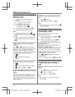 Preview for 14 page of Panasonic KX-TGE610 Operating Instructions Manual