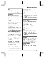 Preview for 15 page of Panasonic KX-TGE610 Operating Instructions Manual