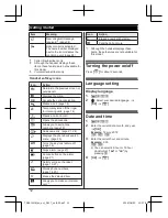 Предварительный просмотр 12 страницы Panasonic KX-TGE610HK Operating Instructions Manual