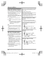 Предварительный просмотр 18 страницы Panasonic KX-TGE610HK Operating Instructions Manual