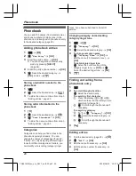 Предварительный просмотр 20 страницы Panasonic KX-TGE610HK Operating Instructions Manual