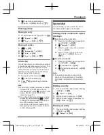 Предварительный просмотр 21 страницы Panasonic KX-TGE610HK Operating Instructions Manual